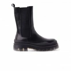 L'INTERVALLE Nagano Black Leather/Black Sole