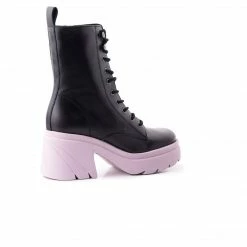 L'INTERVALLE Romeo Black/Lilac Leather WOMEN