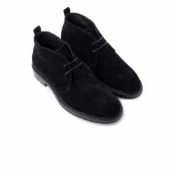 L'INTERVALLE MEN Kratos Black Suede