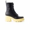 L'INTERVALLE Romeo Black/Yellow Leather