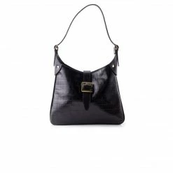 L'INTERVALLE Subway Black Croco WOMEN