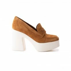 L'INTERVALLE Randazzo Cognac Suede WOMEN