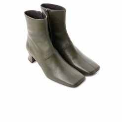 L'INTERVALLE Burton Khaki Leather WOMEN