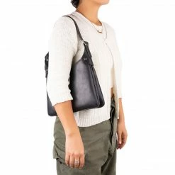 L'INTERVALLE WOMEN Subway Black Leather