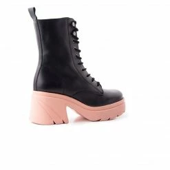 L'INTERVALLE WOMEN Romeo Black/Pink Leather