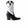 L'INTERVALLE Cavalia Black White Leather WOMEN