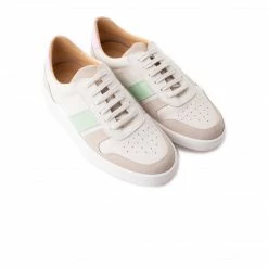 L'INTERVALLE WOMEN Karma White Mint Leather