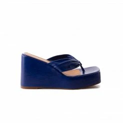 L'INTERVALLE WOMEN Hillary Blue Leather