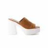 L'INTERVALLE WOMEN Bassano Cognac Suede