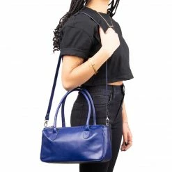 L'INTERVALLE Jean Dark Blue Leather