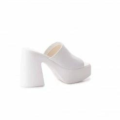 L'INTERVALLE WOMEN Bassano White Leather