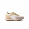 L'INTERVALLE WOMEN Shady Yellow White Suede