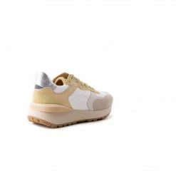 L'INTERVALLE WOMEN Shady Yellow White Suede