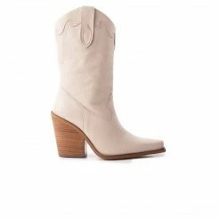 L'INTERVALLE WOMEN Cavalia Ivory Leather