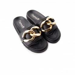 L'INTERVALLE WOMEN Conquista Black Leather