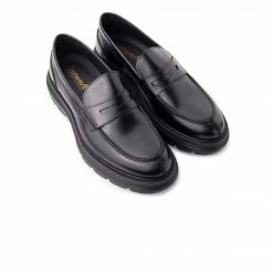 L'INTERVALLE Pegasus Black Leather MEN