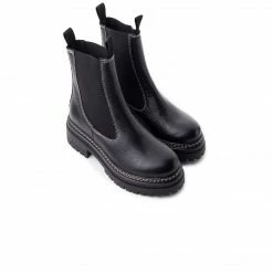 L'INTERVALLE Salinas Black Leather