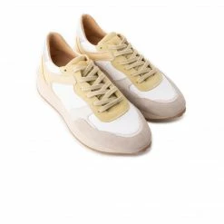 L'INTERVALLE WOMEN Shady Yellow White Suede