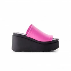 L'INTERVALLE WOMEN Bunny Fuschia Leather