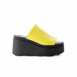 L'INTERVALLE Bunny Yellow Leather WOMEN