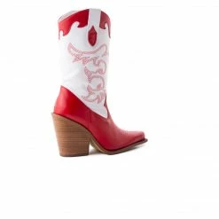 L'INTERVALLE WOMEN Cavalia Red White Leather