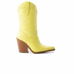 L'INTERVALLE WOMEN Cavalia Yellow Leather