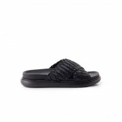 L'INTERVALLE WOMEN Tuva Black Raffia