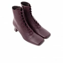 L'INTERVALLE WOMEN Trafalgar Bordeau Leather