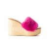 L'INTERVALLE WOMEN Fluffy Fuschia Fur
