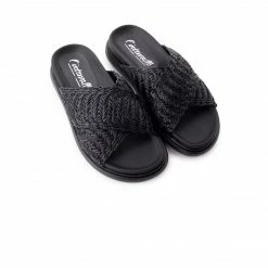 L'INTERVALLE WOMEN Tuva Black Raffia