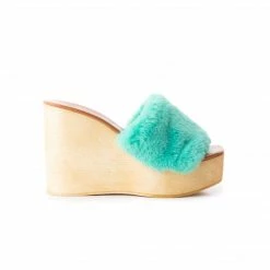L'INTERVALLE WOMEN Fluffy Blue Fur