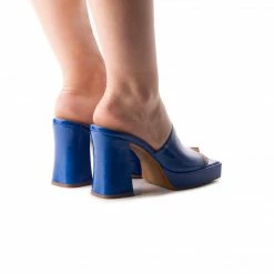 L'INTERVALLE Morelia Dark Blue Leather WOMEN