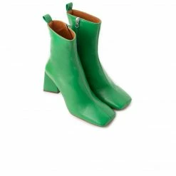 L'INTERVALLE WOMEN Mannedorf Green Leather