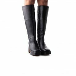 L'INTERVALLE Juju Black Leather WOMEN
