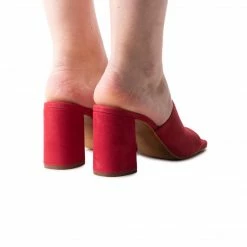 L'INTERVALLE Aliados Red Suede WOMEN