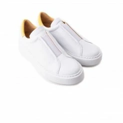 L'INTERVALLE Tiger White Yellow Leather