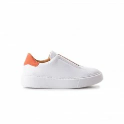 L'INTERVALLE Tiger White Orange Leather WOMEN