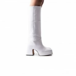 L'INTERVALLE Juju White Leather WOMEN