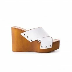 L'INTERVALLE WOMEN Kitten White Leather