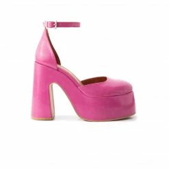 L'INTERVALLE Brizo Hot Pink Leather