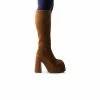 L'INTERVALLE Groovy Brown Suede WOMEN