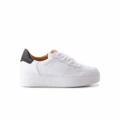 L'INTERVALLE WOMEN Tupac White/Black Leather