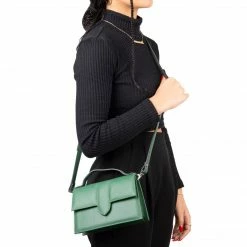 L'INTERVALLE Mini Diya Green Leather