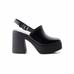 L'INTERVALLE WOMEN Sabazia Black Leather