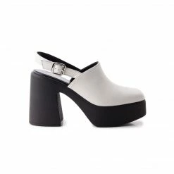 L'INTERVALLE Sabazia Off White Leather WOMEN