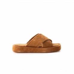 L'INTERVALLE Oda Cognac Suede WOMEN
