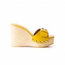 L'INTERVALLE Adore Mustard Leather WOMEN