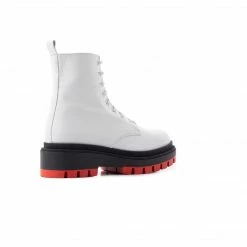 L'INTERVALLE Ciudad White Leather/Red Sole WOMEN