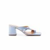 L'INTERVALLE WOMEN Barriada Light Blue Leather