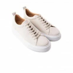 L'INTERVALLE Shack Beige Leather WOMEN